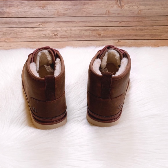 UGG Men’s Neumel Waterproof Chestnut Chukka Boots - Picture 8 of 8